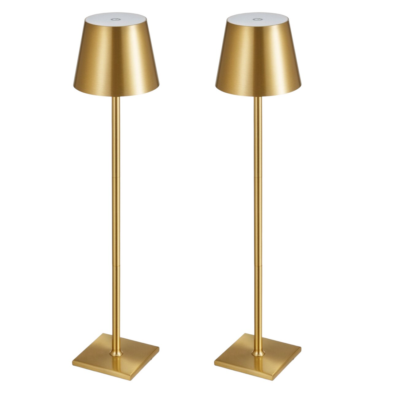 Cordless Table Lamp with 3-Color Dimming, Rechargeable and Adjustable Brightness